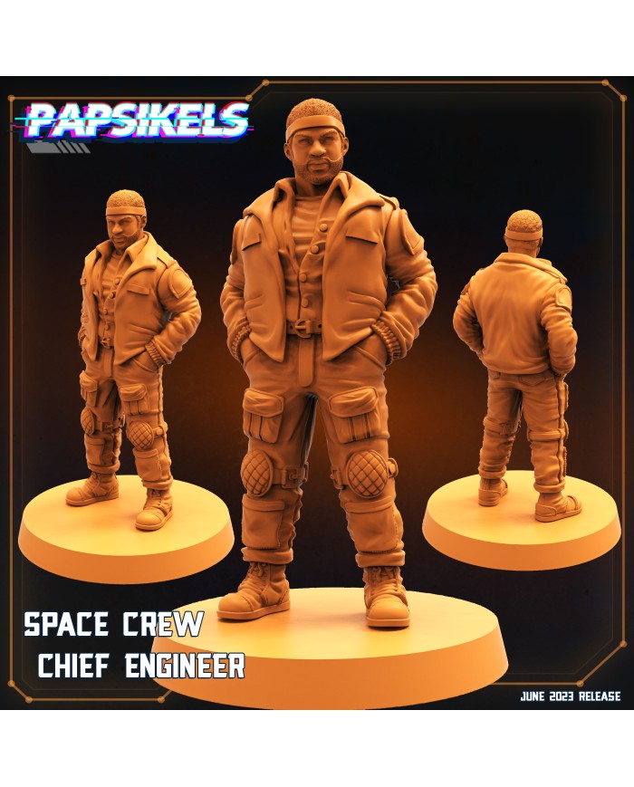 Ingeniero Jefe de Tripulación Espacial|Papsikels Miniatures