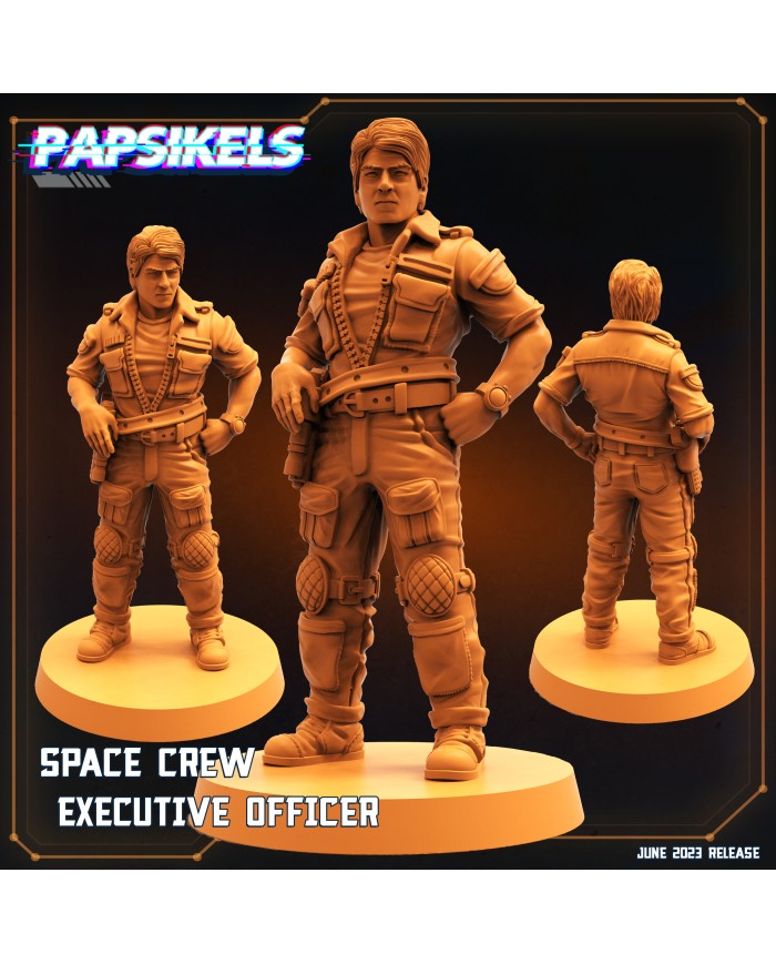 Oficial Ejecutivo de Tripulación Espacial|Papsikels Miniatures|Tripulantes y Colonos