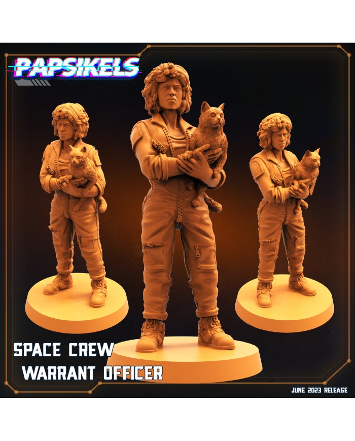 Space Crew Warrant Officer|Papsikels Miniatures
