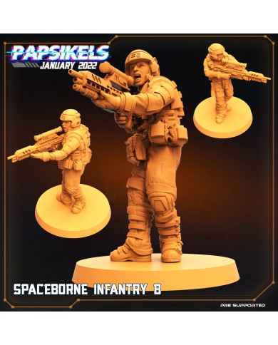 Spaceborne Infantry - B - 1 Mini
