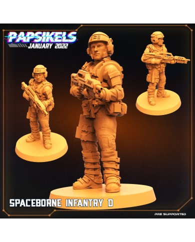 Spaceborne Infantry - D - 1 Mini