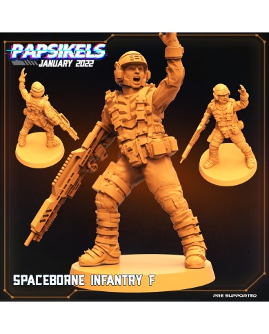 Spaceborne Infantry - F - 1 Mini