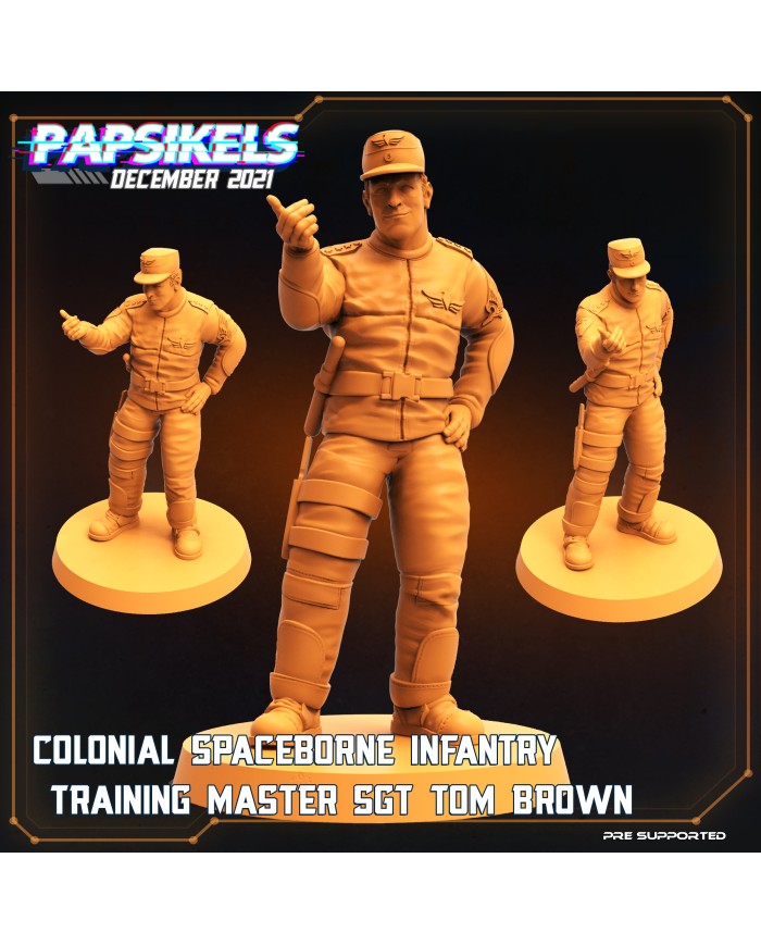 Spaceborne Infantry Training Master Sgt Tom Brown  - 1 Mini