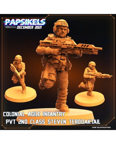 Infantería Espacial PVT Steven Terodaktail - 1 Mini