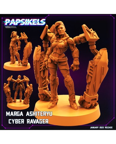 Marga Ashiteryu Cyber Ravager - 1 Mini