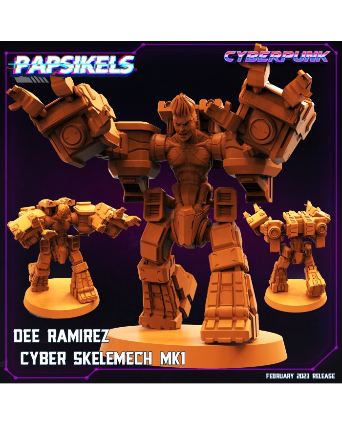 Dee Ramirez con Ciber Skelemech MK1 - 1 Mini