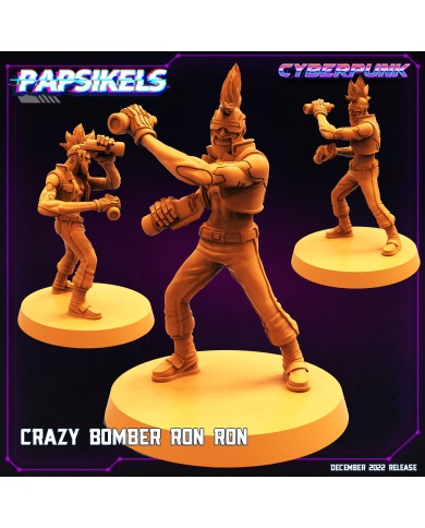 Cyber Crazy Bomber Ron Ron - 1 Mini