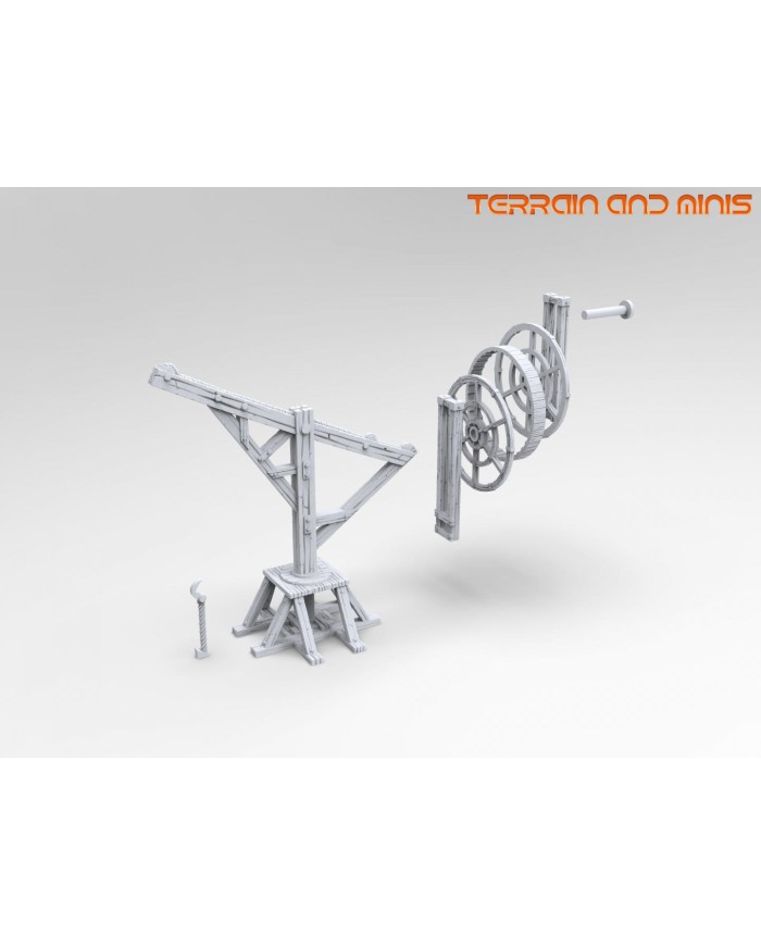 Threadwheel Crane - Ancrabourg