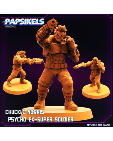 Chuckle Norris Psicópata Ex-Supersoldado - 1 Mini