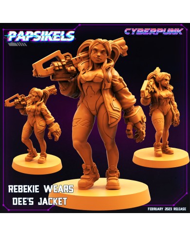 Rebekie Wears Dee´s Jacket- 1 Mini