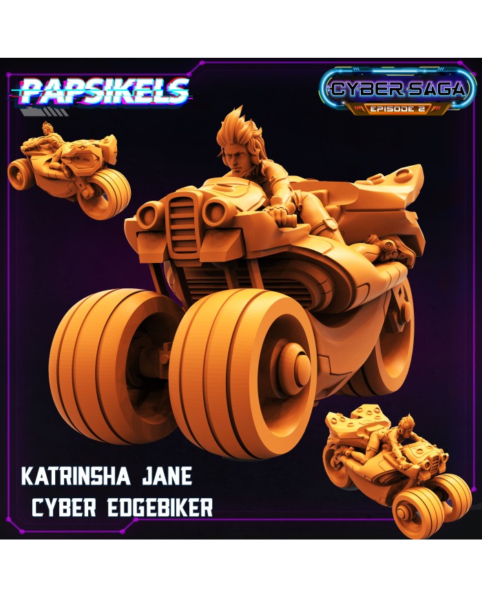 Motorista Cyber Edge Katrinsha Jane - 1 Mini