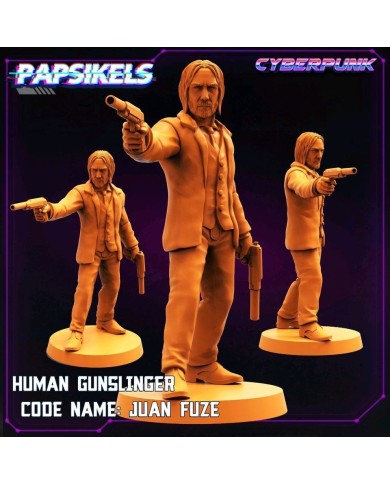Human Gunslinger Code Name: Juan Fuze - 1 Mini