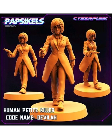 Human Petite Killer Code Name: Devilah - 1 Mini