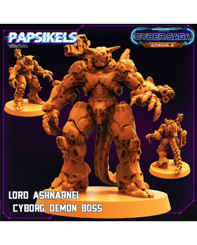 Lord Ashnarnel Cyborg Demon Boss - 1 Mini