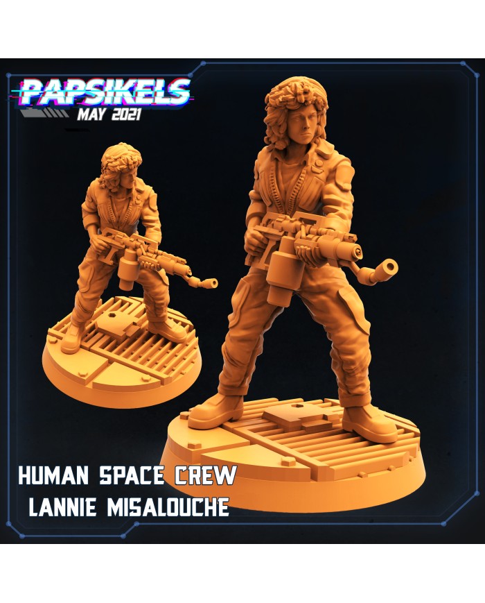 Human Space Crew Lannie Misalouche|Papsikels Miniatures