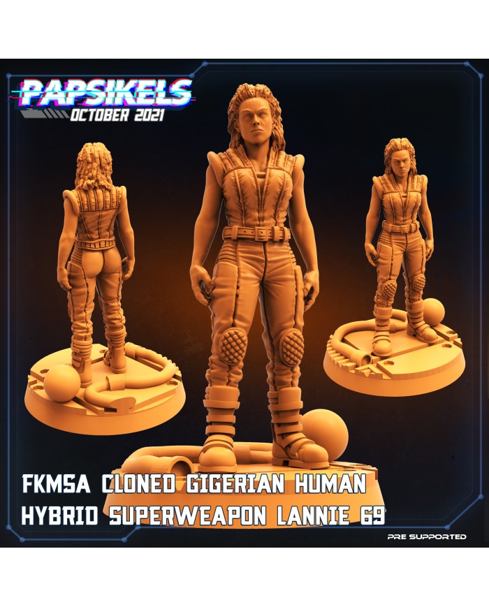 FKMSA Cloned Gigerian Human Hybrid Superweapon Lannie 69