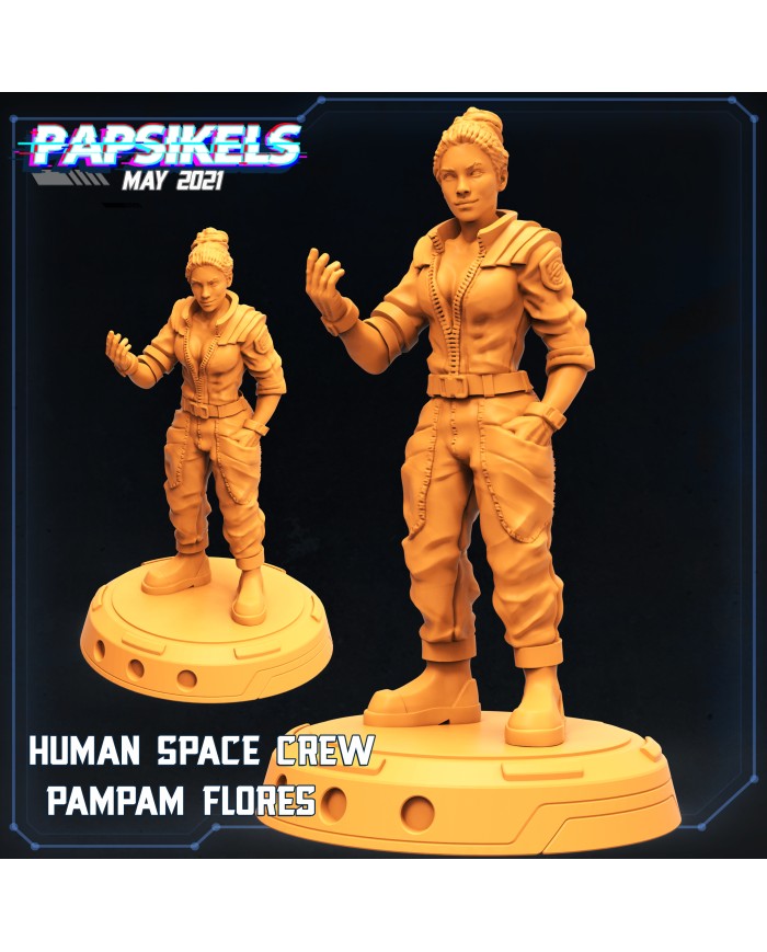 Tripulante Espacial PamPam Flores - 1 Mini