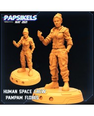 Human Space Crew PamPam Flores|Papsikels Miniatures