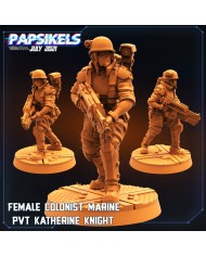Female Colonist Marine - PVT Kiki Yukito - 1 Mini