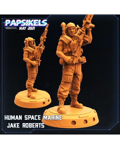 Human Space Marine - Jake Roberts Active - B - 1 Mini
