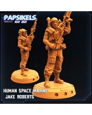 Human Space Marine - Jake Roberts Active - A - 1 Mini
