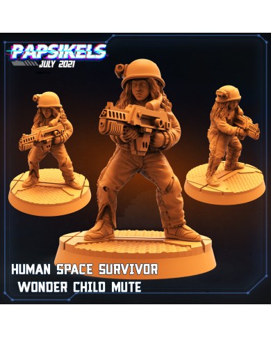 Human Space Survivor Wonder Child Mute - 1 Mini