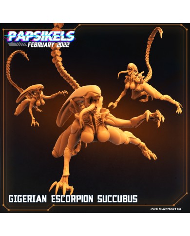 Gigerian Escorpion Succubus - 1 Mini