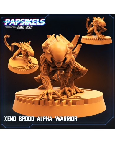 Xeno Brood Alpha Warrior - 1 Mini