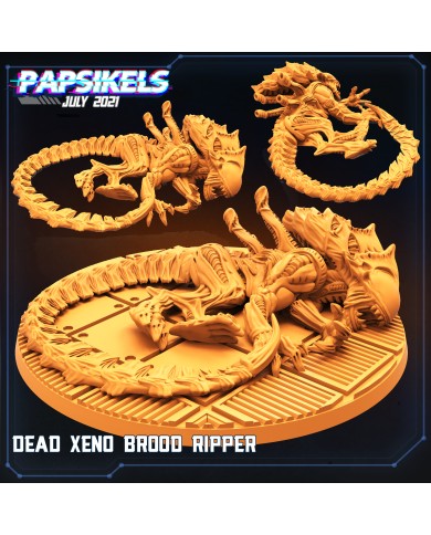 Dead Xeno Brood Ripper - 1 Mini