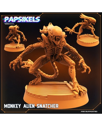 Monkey Alien Snatcher - 1 Mini