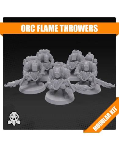 Orc Commando Flame Throwers (x5)