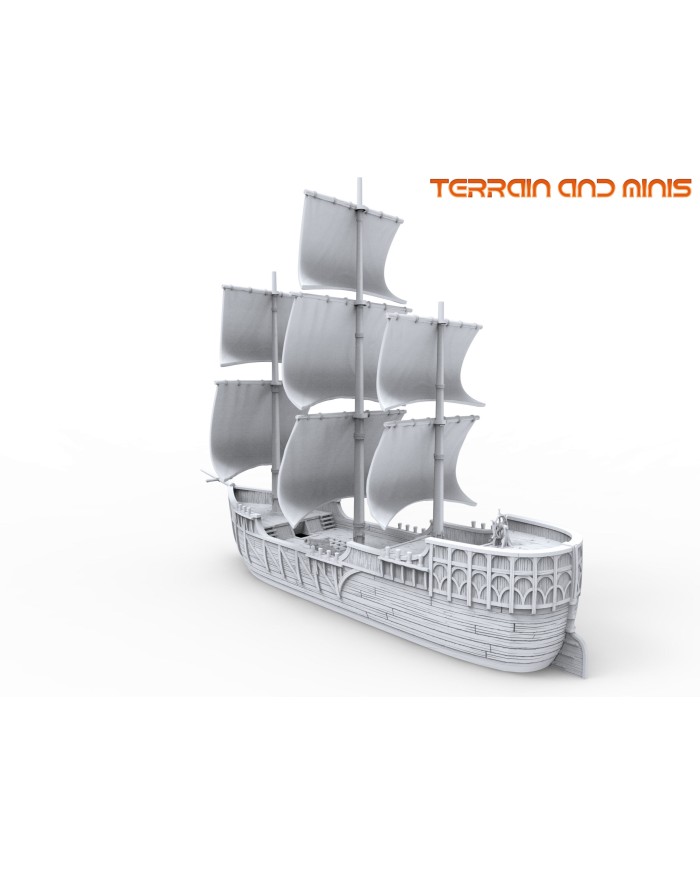 Ancrabourg - Three masted Carrack