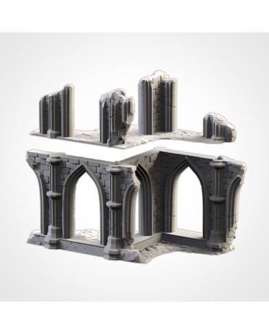 Ruinas del Templo (11"x5")
