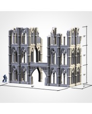 Grimdark Cathedral Ruins (8"x6,5") - A