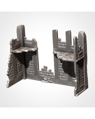 City Ruins  (9"x4")