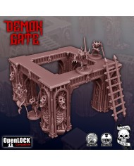 Demon Gate - Screaming Pillar Set - D