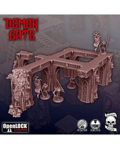 Demon Gate - Screaming Pillar Set - E