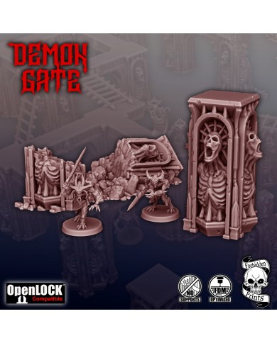 Demon Gate - Screaming Pillar Set - F