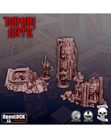 Demon Gate - Screaming Pillar Set - G