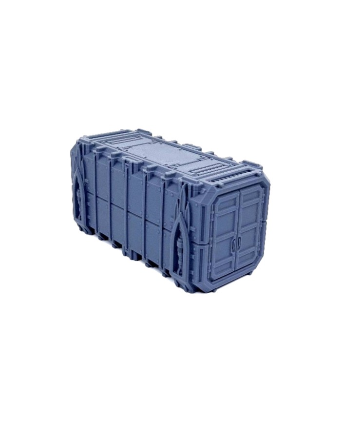 Grimdark Containers WTC 40K (x4) | Forbidden Prints | Grimdark Industrial | Terrainandminis