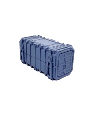 Grimdark Containers WTC 40K (x4) | Forbidden Prints | Grimdark Industrial | Terrainandminis