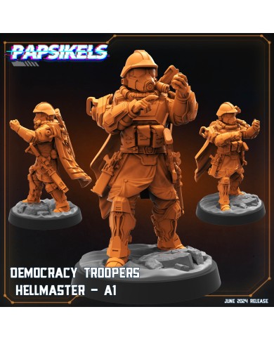 Democracy Troopers - Hellmaster - A1 - 1 Mini