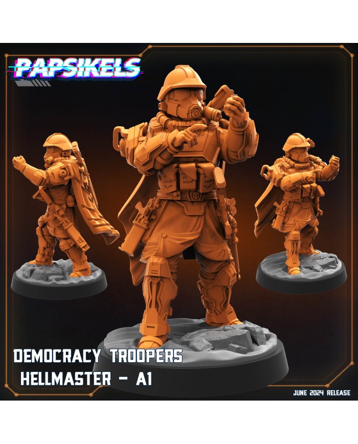 Democracy Troopers - Hellmaster - A1 - 1 Mini