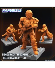 Democracy Troopers - Helljumper Emplacement - A - 1 Mini