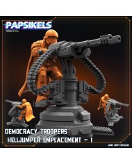 Democracy Troopers - Helljumper Emplacement - A - 1 Mini