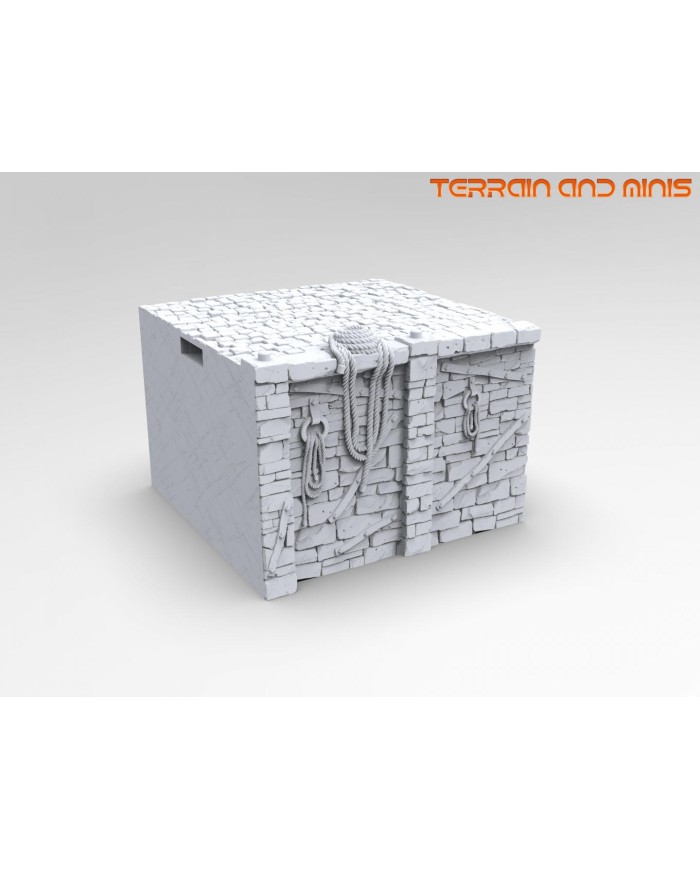 Ancrabourg quay wall - V2|3DLayeredscenery|Medieval Town Ancrabourg quay wall - V2|3DLayeredscenery|Medieval Town