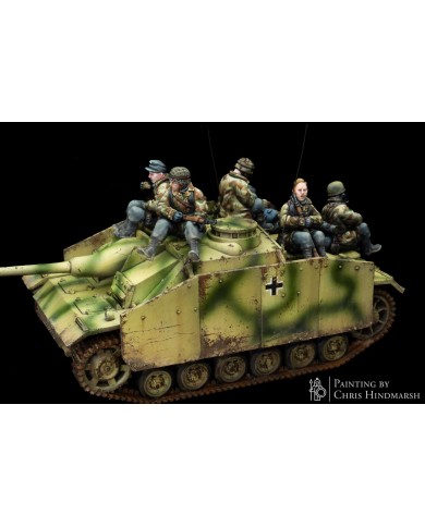 German Tank Riders - 6 Minis