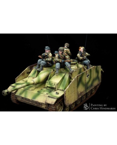 German Tank Riders - 6 Minis