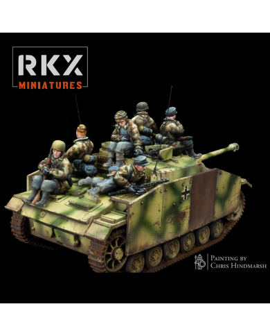 German Tank Riders - 6 Minis