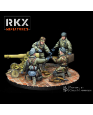 German Medic with Wounded Soldiers - 3 Minis